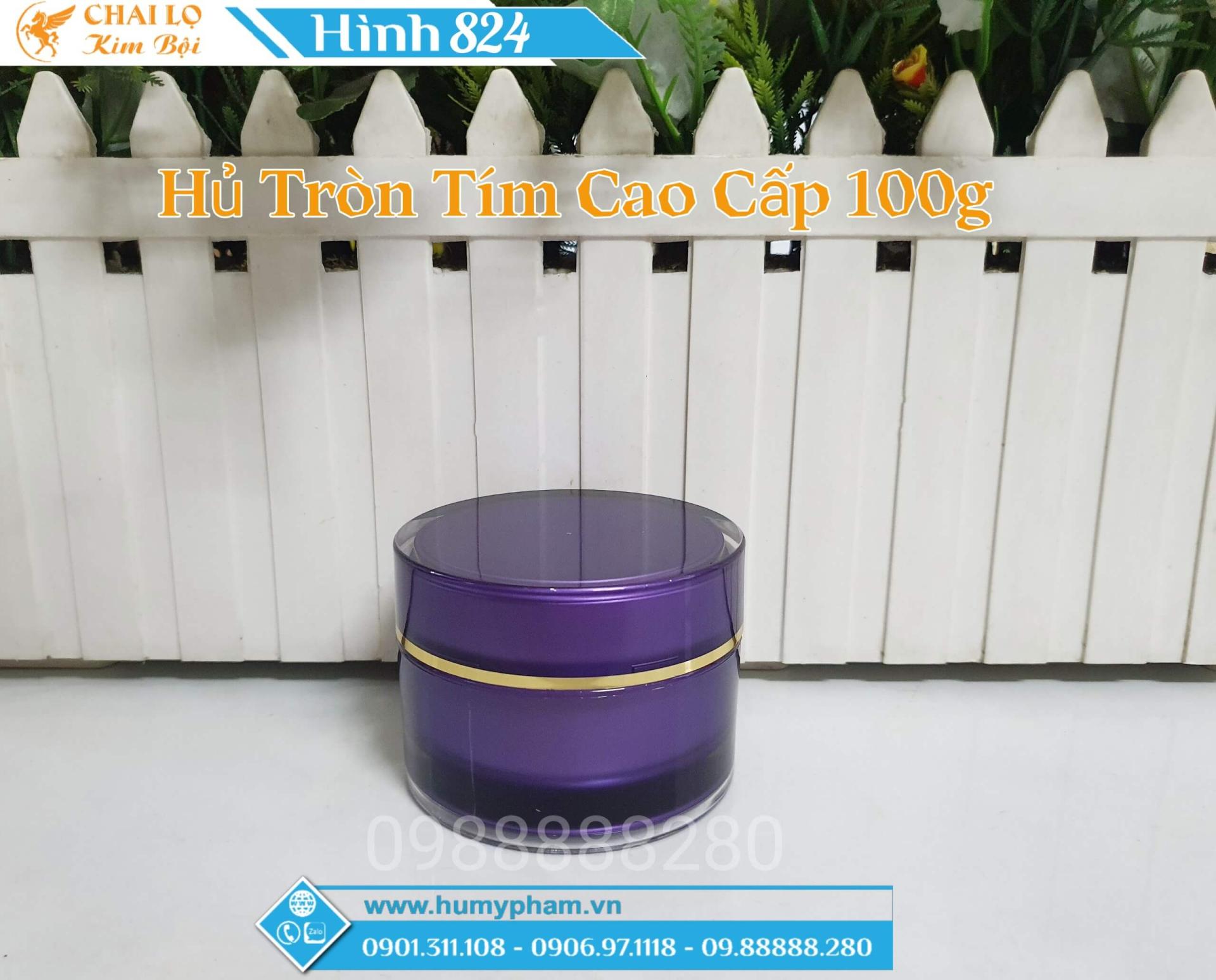 hủ body cao cấp tím 100g